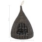 vidaXL Cesta per Gatti Cuscino Grigio 40x60cm Teepee Salice Naturale vidaXL Cesta per Gatti Cuscino Grigio 40x60cm Teepee Salice Naturale