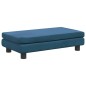 vidaXL Lettino per Cani con Estensione Blu 100x50x30 cm in Velluto vidaXL Lettino per Cani con Estensione Blu 100x50x30 cm in Velluto