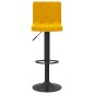 vidaXL Sgabelli da Bar 2 pz Giallo Senape in Velluto vidaXL Sgabelli da Bar 2 pz Giallo Senape in Velluto