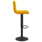 vidaXL Sgabelli da Bar 2 pz Giallo Senape in Velluto vidaXL Sgabelli da Bar 2 pz Giallo Senape in Velluto