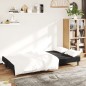 vidaXL Divano Letto a 2 Posti Nero in Velluto vidaXL Divano Letto a 2 Posti Nero in Velluto