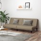 vidaXL Divano Letto a 2 Posti Cappuccino in Similpelle vidaXL Divano Letto a 2 Posti Cappuccino in Similpelle
