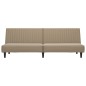 vidaXL Divano Letto a 2 Posti Cappuccino in Similpelle vidaXL Divano Letto a 2 Posti Cappuccino in Similpelle