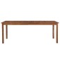 Tavolo da Giardino 200x100x74 cm in Legno Massello di Acacia
