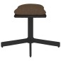 vidaXL Poggiapiedi Marrone 60x60x36 cm in Tessuto e Similpelle vidaXL Poggiapiedi Marrone 60x60x36 cm in Tessuto e Similpelle