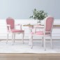 vidaXL Sedie da Pranzo 2 pz Rosa 62x59,5x100,5 cm in Velluto vidaXL Sedie da Pranzo 2 pz Rosa 62x59,5x100,5 cm in Velluto