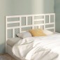 Testiera per Letto Bianca 186x4x104cm in Legno Massello di Pino Testiera per Letto Bianca 186x4x104cm in Legno Massello di Pino