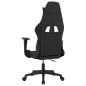 vidaXL Sedia da Gaming Nero e Crema in Tessuto vidaXL Sedia da Gaming Nero e Crema in Tessuto