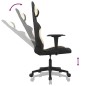 vidaXL Sedia da Gaming Nero e Crema in Tessuto vidaXL Sedia da Gaming Nero e Crema in Tessuto