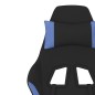 vidaXL Sedia da Gaming Nero e Blu in Tessuto vidaXL Sedia da Gaming Nero e Blu in Tessuto