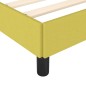 vidaXL Giroletto senza Materasso Verde 120x200 cm Tessuto vidaXL Giroletto senza Materasso Verde 120x200 cm Tessuto