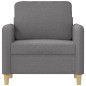 vidaXL Poltrona Grigio Chiaro 60 cm in Tessuto vidaXL Poltrona Grigio Chiaro 60 cm in Tessuto