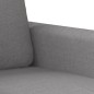 vidaXL Poltrona Grigio Chiaro 60 cm in Tessuto vidaXL Poltrona Grigio Chiaro 60 cm in Tessuto