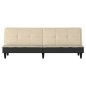vidaXL Divano Letto Crema in Tessuto vidaXL Divano Letto Crema in Tessuto