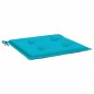 vidaXL Cuscini per Sedia 5 pz Turchese 50x50x3 cm in Tessuto