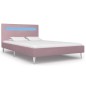 vidaXL Giroletto con Luci LED Rosa in Tessuto 120x200 cm
