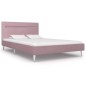 vidaXL Giroletto con Luci LED Rosa in Tessuto 120x200 cm