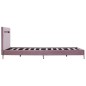 vidaXL Giroletto con Luci LED Rosa in Tessuto 120x200 cm