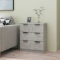 Credenza Grigio Cemento 60x30x70 cm in Legno Multistrato Credenza Grigio Cemento 60x30x70 cm in Legno Multistrato