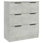 Credenza Grigio Cemento 60x30x70 cm in Legno Multistrato Credenza Grigio Cemento 60x30x70 cm in Legno Multistrato