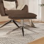 vidaXL Poggiapiedi Marrone 60x60x35 cm in Tessuto vidaXL Poggiapiedi Marrone 60x60x35 cm in Tessuto