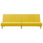 vidaXL Divano Letto Giallo Chiaro in Tessuto vidaXL Divano Letto Giallo Chiaro in Tessuto