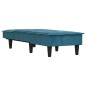vidaXL Chaise Longue in Velluto Blu vidaXL Chaise Longue in Velluto Blu