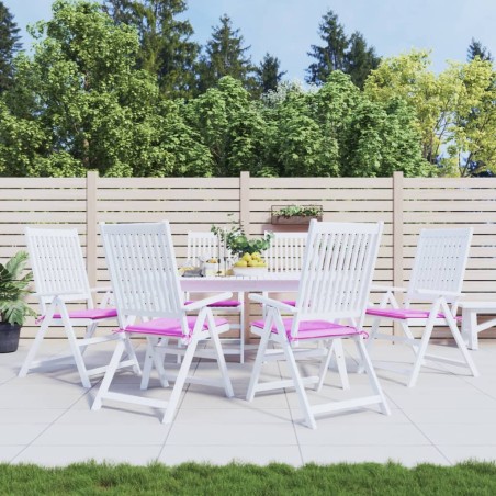 vidaXL Cuscini per Sedia 6 pz Rosa 40x40x3 cm in Tessuto