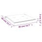vidaXL Cuscini per Sedia 6 pz Rosa 40x40x3 cm in Tessuto