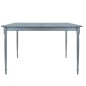 vidaXL Set Divani da Giardino 4 pz in Massello di Acacia Grigio Bianco