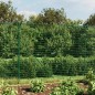 vidaXL Recinzione Metallica con Flangia Verde 2,2x25 m vidaXL Recinzione Metallica con Flangia Verde 2,2x25 m