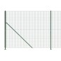vidaXL Recinzione Metallica con Flangia Verde 2,2x25 m vidaXL Recinzione Metallica con Flangia Verde 2,2x25 m