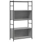 vidaXL Libreria Grigio Sonoma 80x30x145,5 cm Legno Multistrato e Ferro vidaXL Libreria Grigio Sonoma 80x30x145,5 cm Legno Multistrato e Ferro