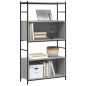 vidaXL Libreria Grigio Sonoma 80x30x145,5 cm Legno Multistrato e Ferro vidaXL Libreria Grigio Sonoma 80x30x145,5 cm Legno Multistrato e Ferro