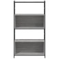 vidaXL Libreria Grigio Sonoma 80x30x145,5 cm Legno Multistrato e Ferro vidaXL Libreria Grigio Sonoma 80x30x145,5 cm Legno Multistrato e Ferro