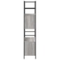 vidaXL Libreria Grigio Sonoma 80x30x145,5 cm Legno Multistrato e Ferro vidaXL Libreria Grigio Sonoma 80x30x145,5 cm Legno Multistrato e Ferro