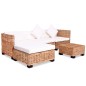 vidaXL Set Divano 14 pz in Rattan Naturale vidaXL Set Divano 14 pz in Rattan Naturale