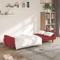 vidaXL Divano Letto a 2 Posti Rosso Vino in Velluto vidaXL Divano Letto a 2 Posti Rosso Vino in Velluto