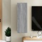 Mobile TV Grigio Sonoma 30,5x30x90 cm in Legno Multistrato Mobile TV Grigio Sonoma 30,5x30x90 cm in Legno Multistrato