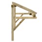 Tettoia per Porta d'Ingresso 200x100x100 cm in Legno di Pino Tettoia per Porta d'Ingresso 200x100x100 cm in Legno di Pino