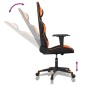 vidaXL Sedia da Gaming Massaggiante Nero e Arancione in Similpelle vidaXL Sedia da Gaming Massaggiante Nero e Arancione in Similpelle
