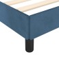 vidaXL Giroletto con Testiera Blu Scuro 120x200 cm in Velluto vidaXL Giroletto con Testiera Blu Scuro 120x200 cm in Velluto