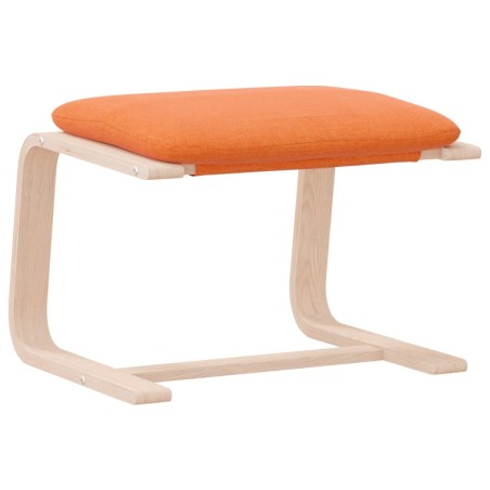 vidaXL Poggiapiedi Giallo Scuro 51x41x40 cm in Tessuto