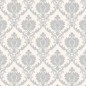 Topchic Carta da Parati Classic Ornaments Grigio Chiaro