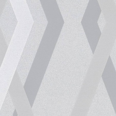 Topchic Carta da Parati Graphic Lines Diamonds Grigio