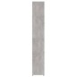 Armadio da Bagno Grigio Cemento 30x30x183,5 cm in Truciolato Armadio da Bagno Grigio Cemento 30x30x183,5 cm in Truciolato