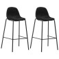 vidaXL Set da Bar 3 pz in Tessuto Nero vidaXL Set da Bar 3 pz in Tessuto Nero