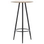 vidaXL Set da Bar 5 pz in Tessuto Grigio Scuro vidaXL Set da Bar 5 pz in Tessuto Grigio Scuro