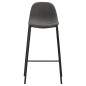 vidaXL Set da Bar 5 pz in Tessuto Grigio Scuro vidaXL Set da Bar 5 pz in Tessuto Grigio Scuro