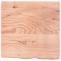 vidaXL Ripiano Muro Marrone Chiaro 60x60x6 cm Massello Rovere Trattato vidaXL Ripiano Muro Marrone Chiaro 60x60x6 cm Massello Rovere Trattato